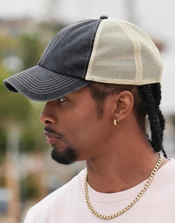 6 Panel Vintage Trucker porté — vue 1