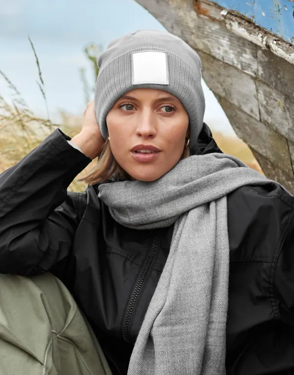 Appliqué Patch Beanie porté — vue 1