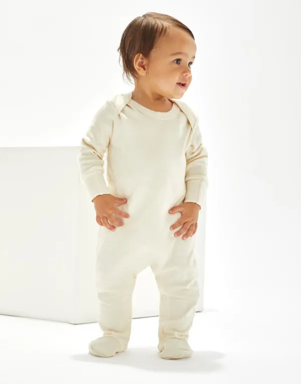 Baby Sleepsuit with Scratch Mitts porté — vue 1