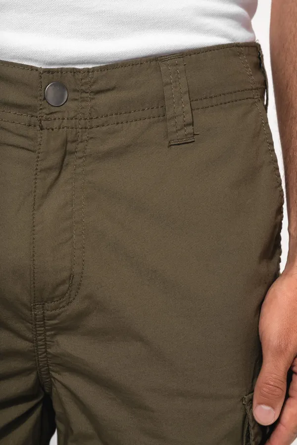 Bermuda léger multipoches homme porté — vue 2