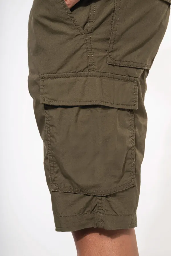 Bermuda léger multipoches homme porté — vue 3