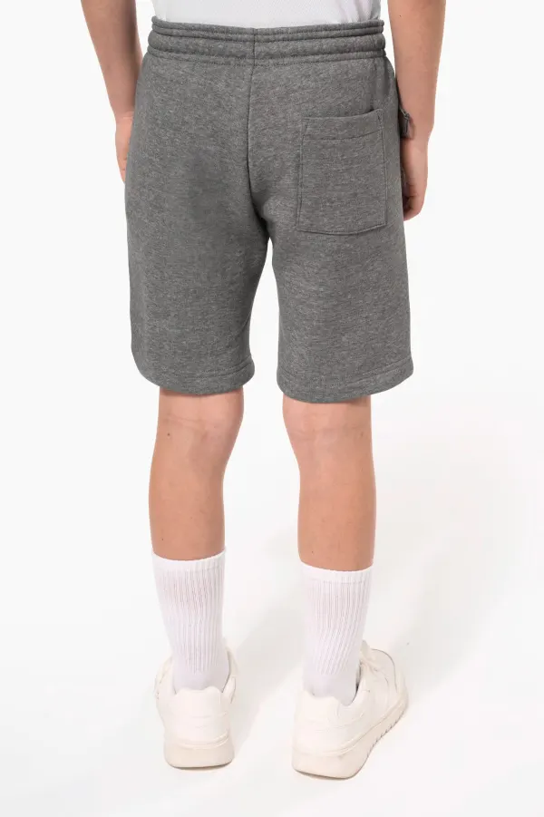 Bermuda molleton multisports enfant porté — vue 1
