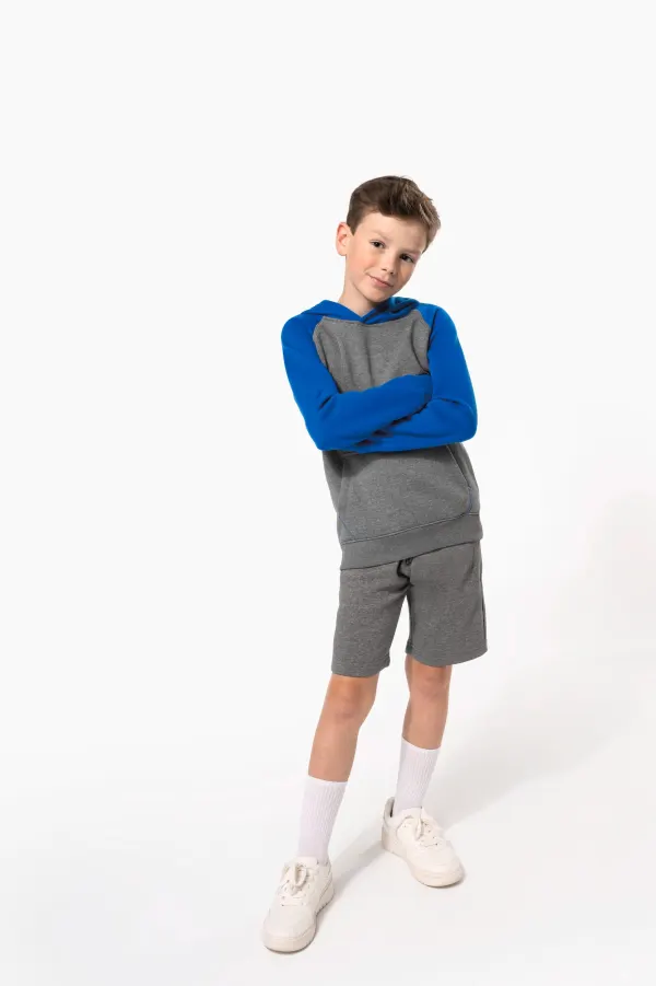 Bermuda molleton multisports enfant porté — vue 4