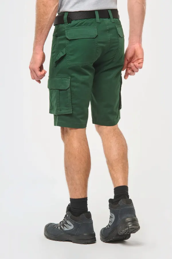 Bermuda multipoches écoresponsable homme porté — vue 1