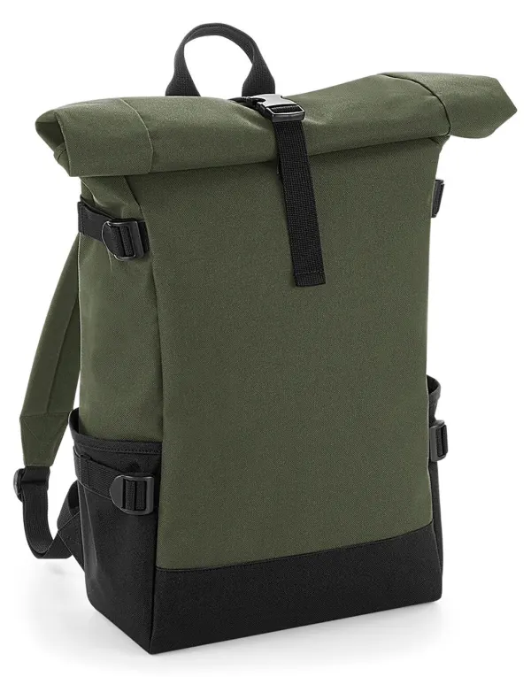 Block Roll-Top Backpack porté — vue 2