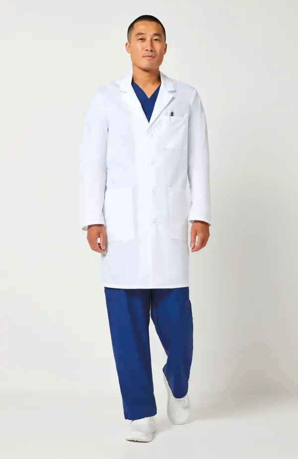 Blouse de laboratoire 96.5cm unisexe porté — vue 3