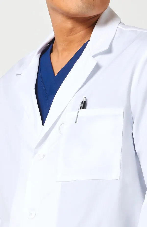 Blouse de laboratoire 96.5cm unisexe porté — vue 4