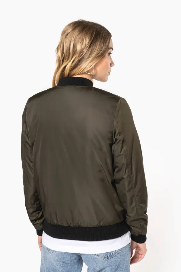 Blouson bomber femme porté — vue 1