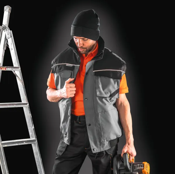 Blouson manches amovibles Heavy Duty porté — vue 1
