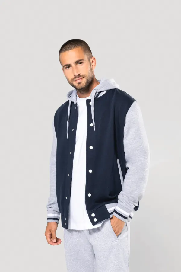 Blouson Teddy à capuche Unisexe porté — vue 1