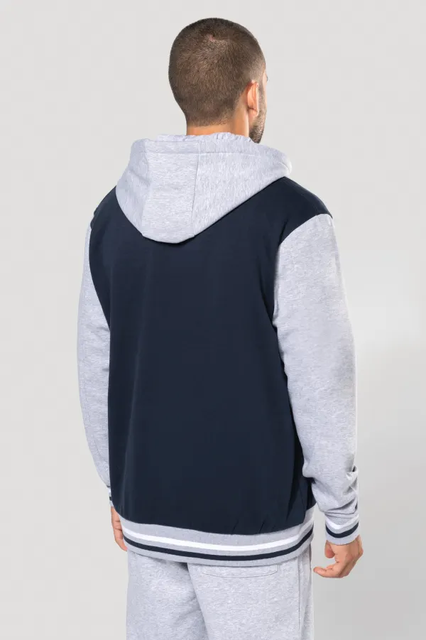 Blouson Teddy à capuche Unisexe porté — vue 2