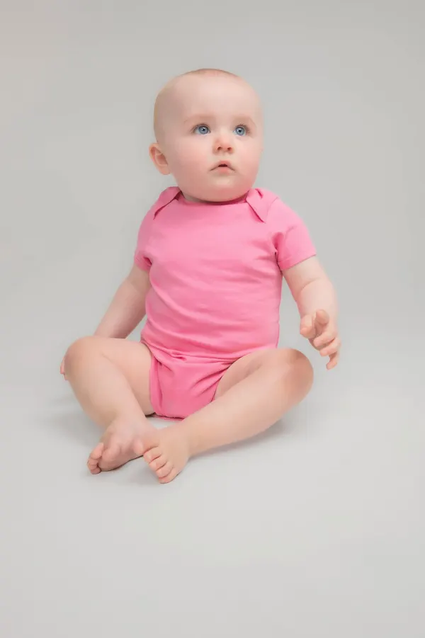 Body manches courtes coton biologique porté — vue 1