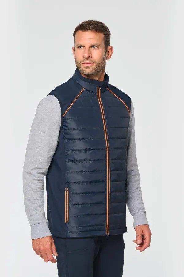 Bodywarmer Day To Day bi-matière unisexe porté — vue 1