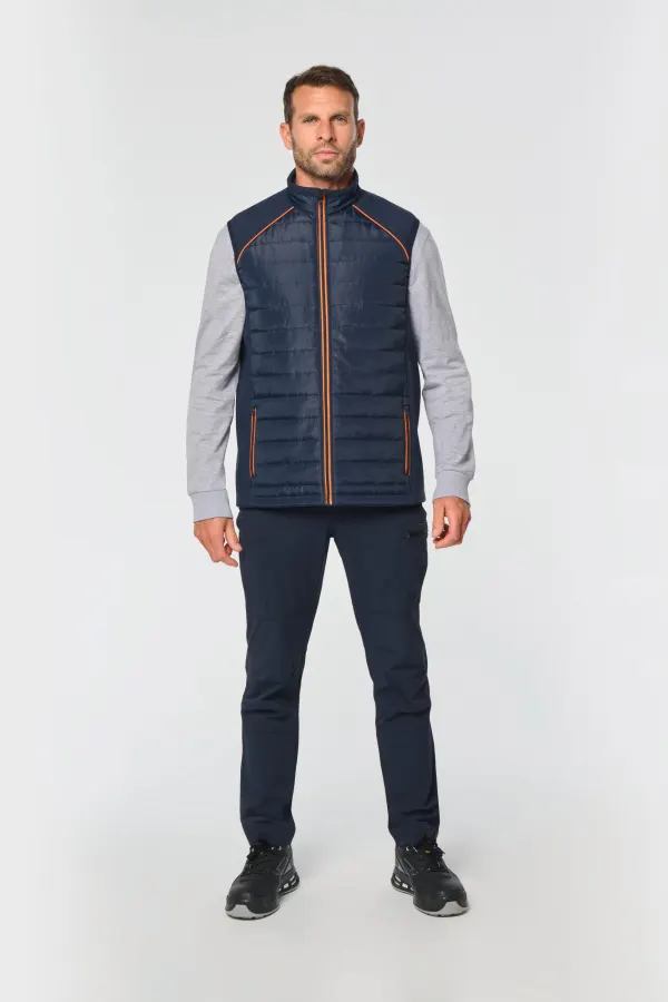 Bodywarmer Day To Day bi-matière unisexe porté — vue 3