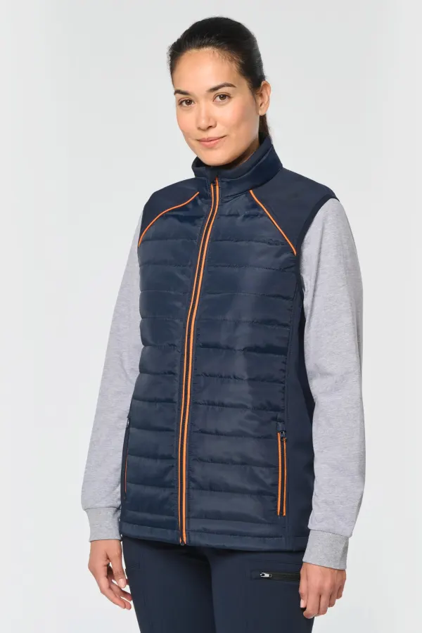 Bodywarmer Day To Day bi-matière unisexe porté — vue 4