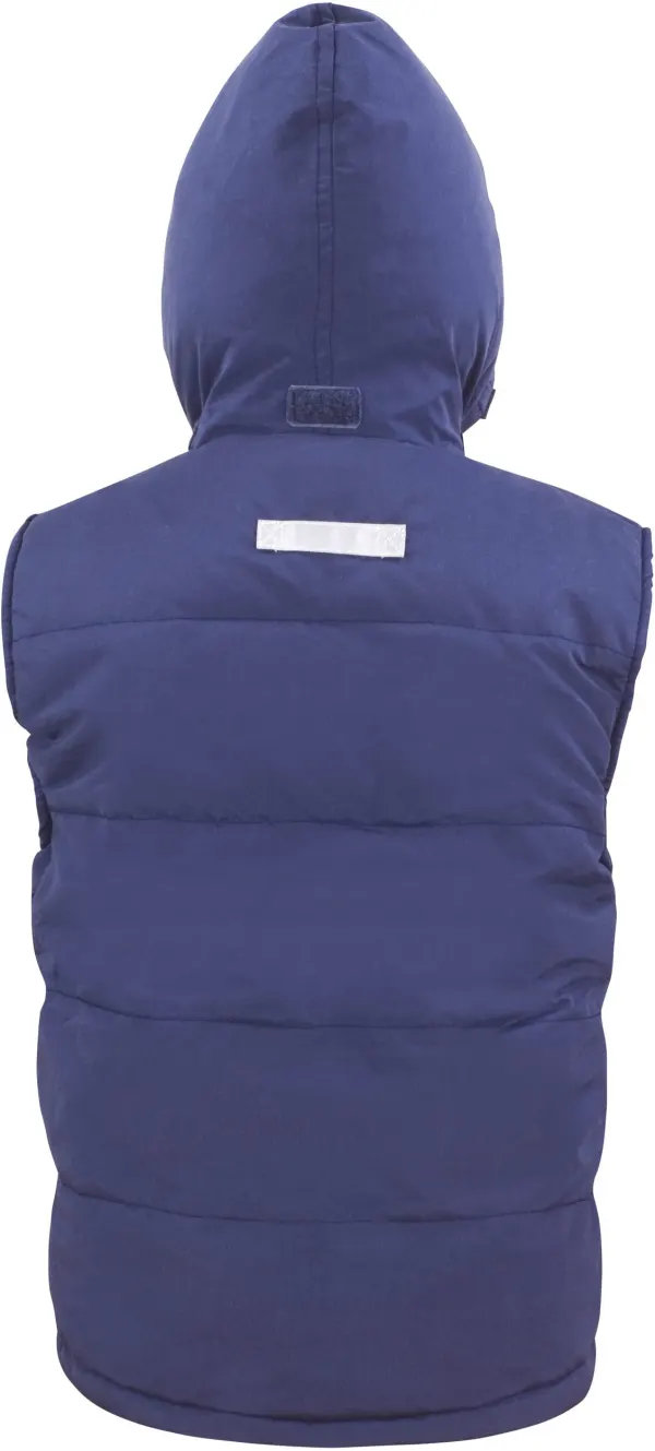 Bodywarmer doublé enfant porté — vue 1