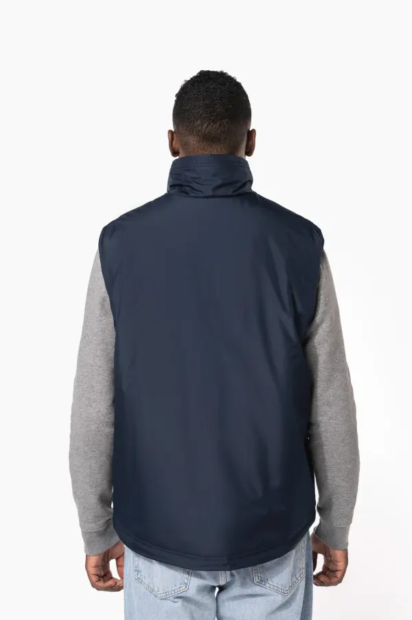 Bodywarmer doublé polaire homme porté — vue 1