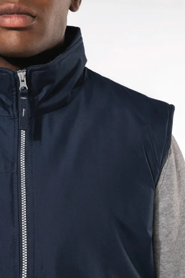 Bodywarmer doublé polaire homme porté — vue 2