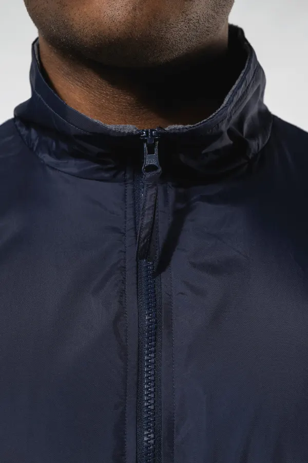 Bodywarmer doublé polaire unisexe porté — vue 2
