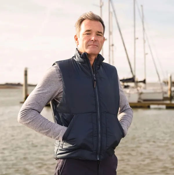 Bodywarmer doublé polaire porté — vue 1