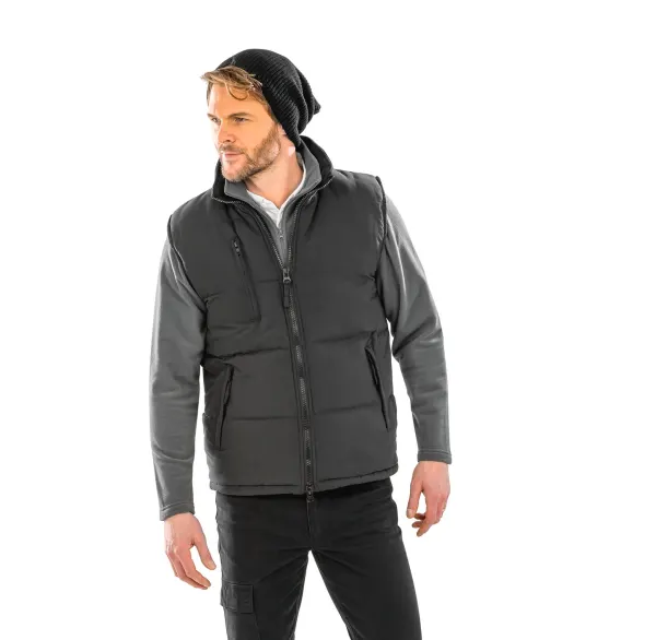 Bodywarmer doublé porté — vue 1