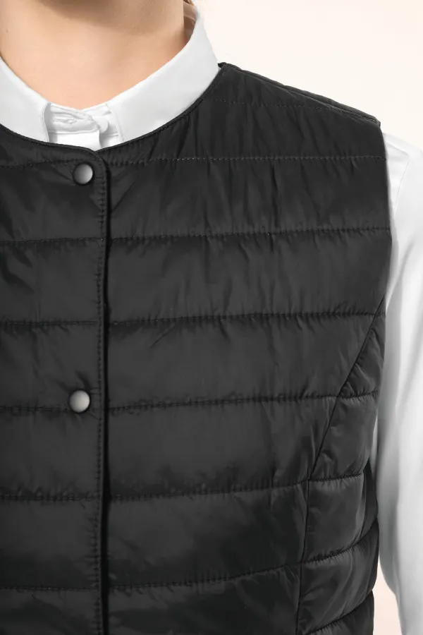 Bodywarmer léger femme porté — vue 4