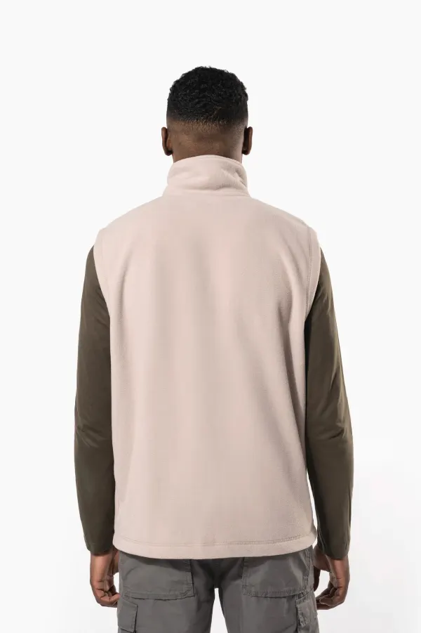 Bodywarmer micropolaire homme porté — vue 1