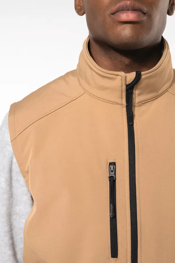 Bodywarmer softshell homme (K403) porté — vue 2