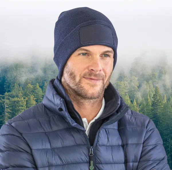 Bonnet double tricot porté — vue 2