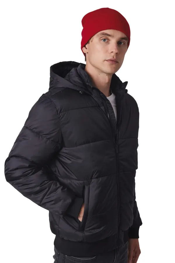 Bonnet doublure polaire porté — vue 1