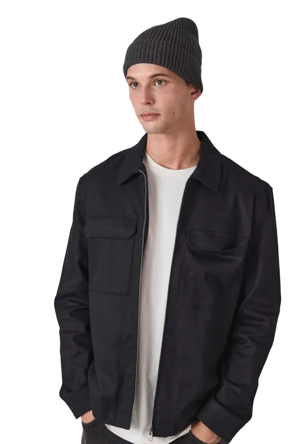 Bonnet en maille avec revers - K-up Gold Label porté — vue 1