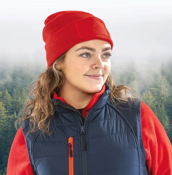Bonnet imprimable Thinsulate™ recyclé porté — vue 3