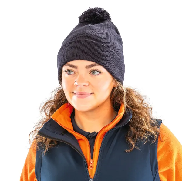 Bonnet pompon BEANIE (RC028X) porté — vue 1