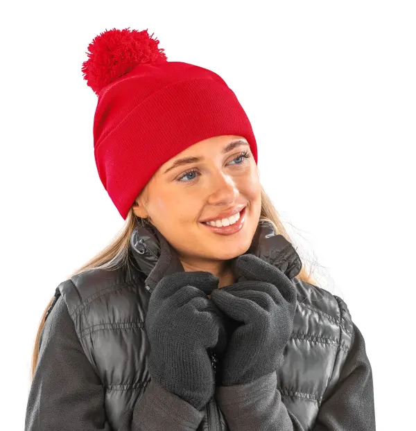 Bonnet pompon BEANIE (RC028X) porté — vue 2