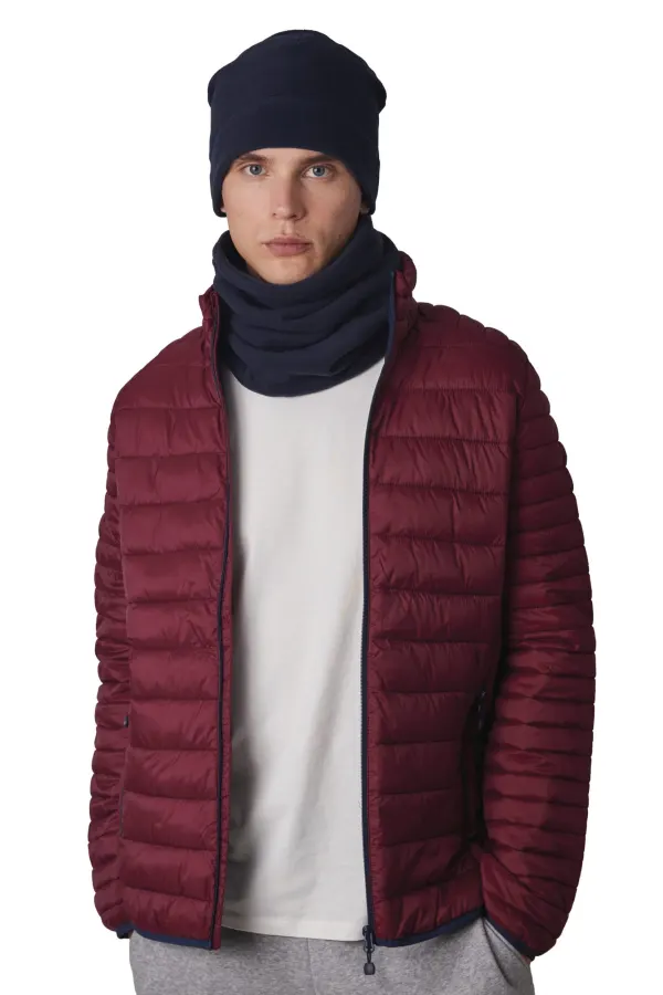 Bonnet recyclé micropolaire porté — vue 1