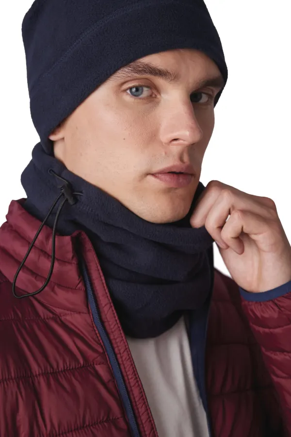 Bonnet recyclé micropolaire porté — vue 2