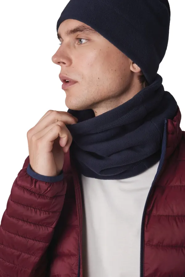 Bonnet recyclé micropolaire porté — vue 3