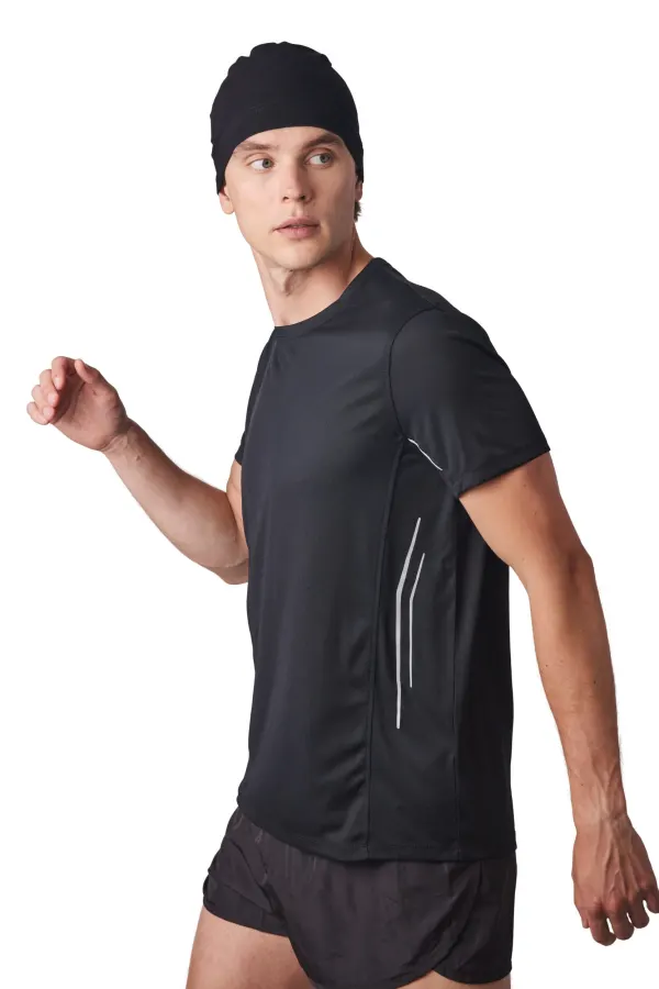 Bonnet sport ajusté porté — vue 1