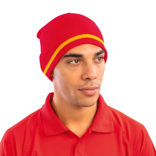 Bonnet "Supporter" porté — vue 3