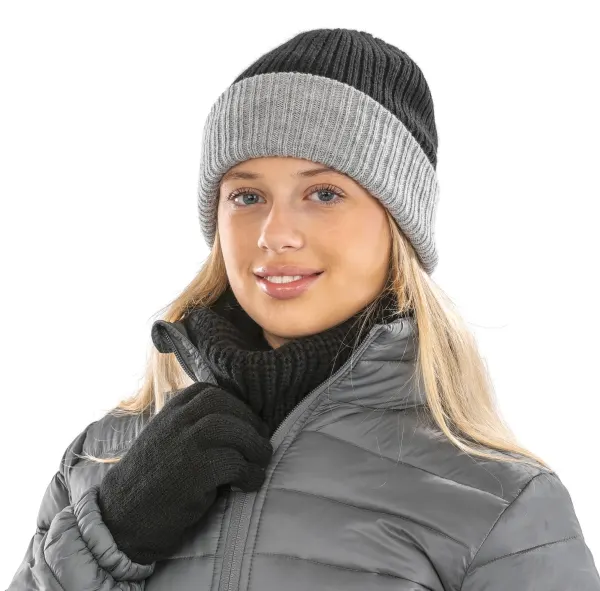 Bonnet tressé (RC378X) porté — vue 2