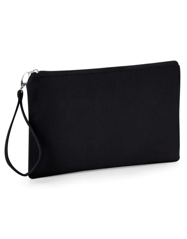 Canvas Wristlet Pouch porté — vue 3