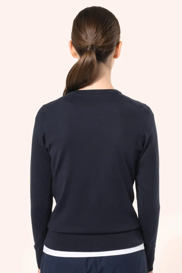Cardigan Supima® femme porté — vue 1