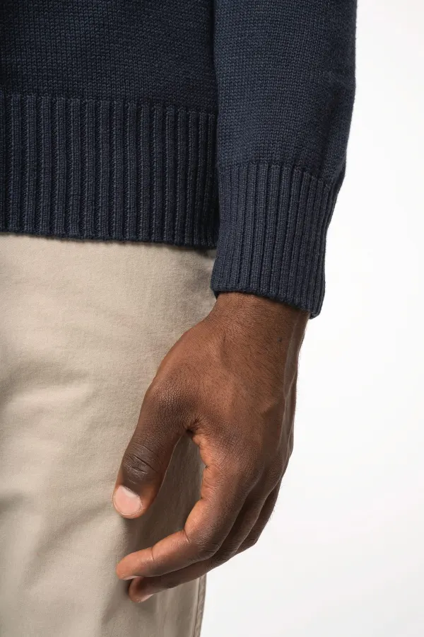 Cardigan zippé porté — vue 3