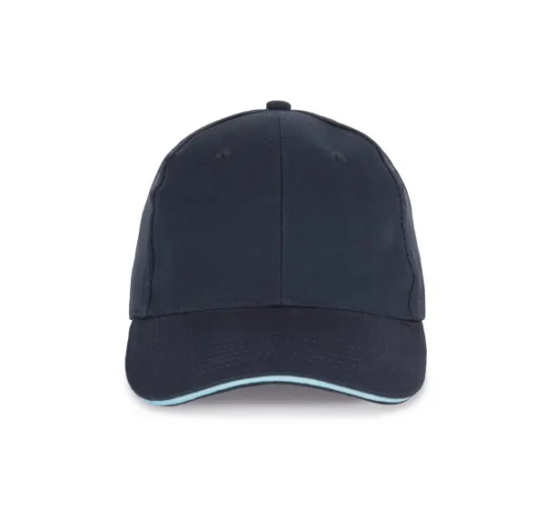 Casquette avec sandwich contrasté - 6 panneaux (KP153) porté — vue 4