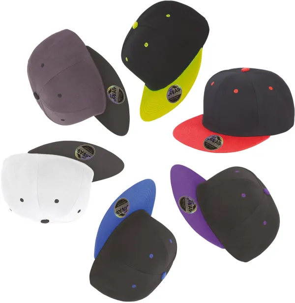 Casquette Bronx bicolore porté — vue 1