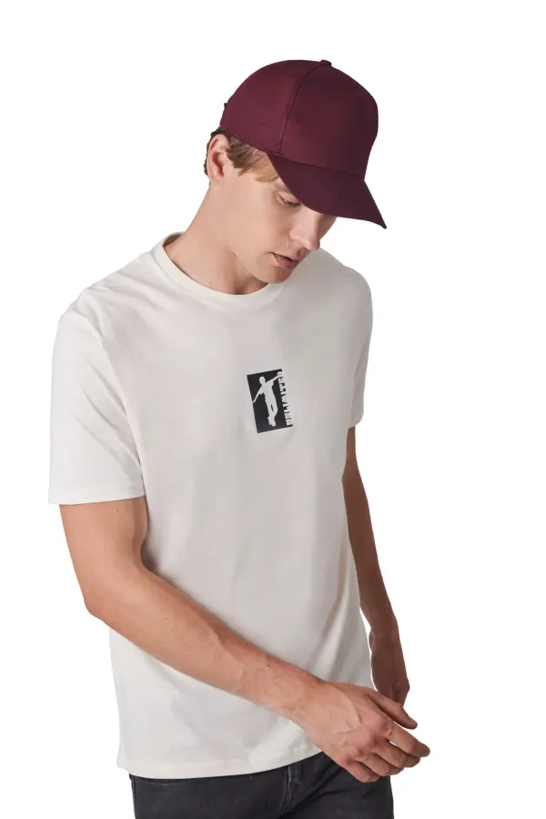 Casquette coton - 5 panneaux porté — vue 1