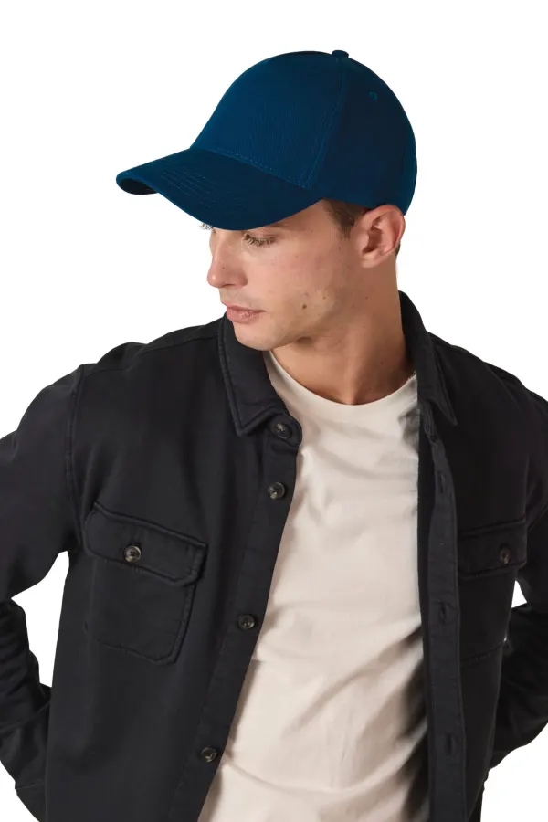 Casquette en coton bio 5 panneaux - K-up Gold Label porté — vue 1