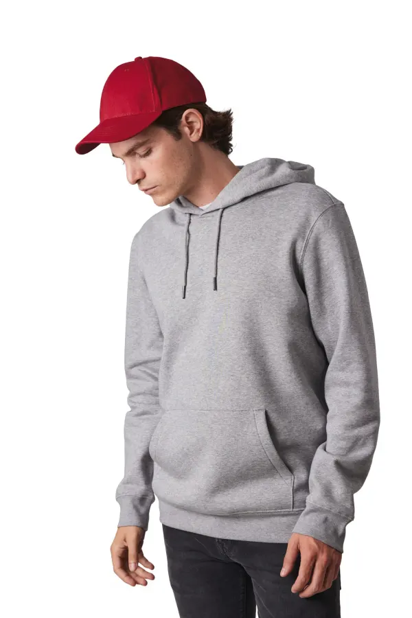 Casquette en coton bio - 6 panneaux porté — vue 3