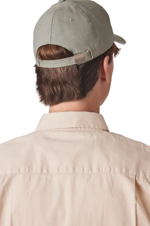 Casquette en coton biologique à sandwich contrasté - 6 panneaux porté — vue 4