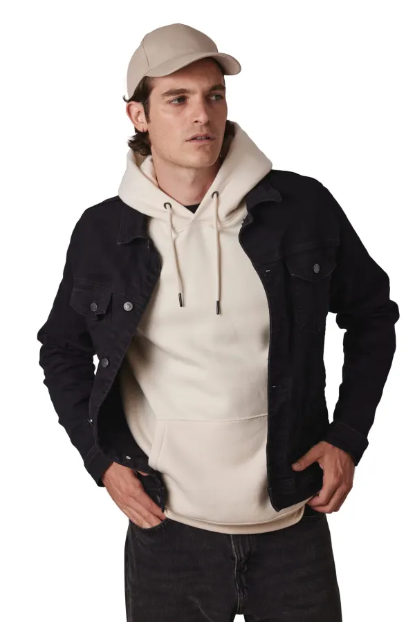 Casquette en coton et polyester recyclés K-loop tracking - 5 panneaux porté — vue 1